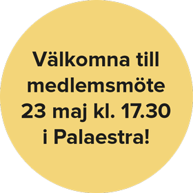 Medlemsmöte 23 maj 2016